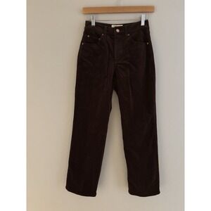 Old School‎ Marine Layer Women's Size 0 Straight Corduroy Pants Preppy Academia
